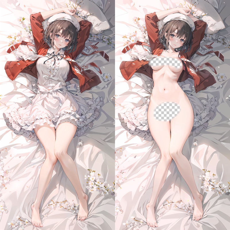 Saekano Megumi Kato Anime Dakimakura Body Pillow Cover