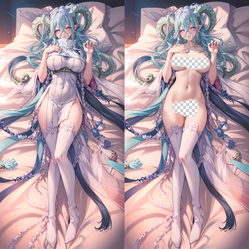 Fate/Grand Order Tiamat Anime Dakimakura Body Pillow Cover