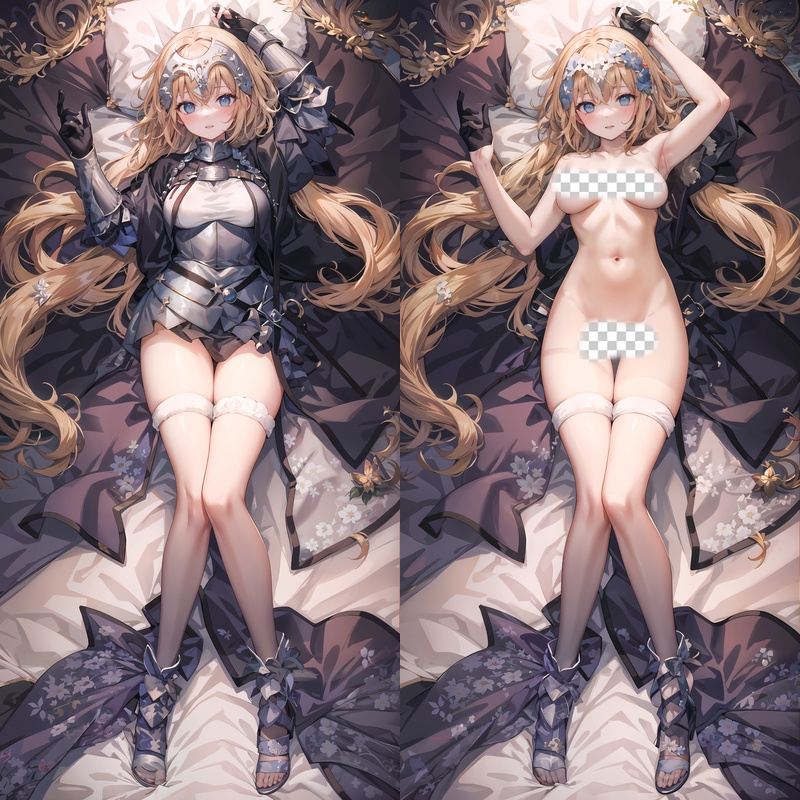 Fate/Grand Order Jeanne d'Arc Anime Dakimakura Body Pillow Cover