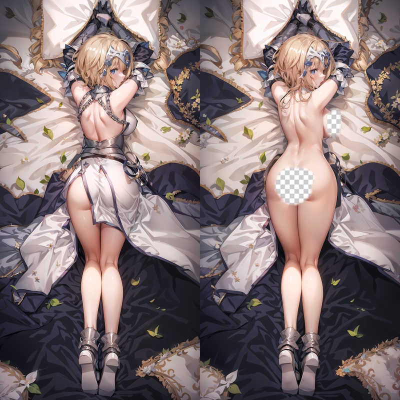 Fate/Grand Order Jeanne d'Arc Anime Dakimakura Body Pillow Cover