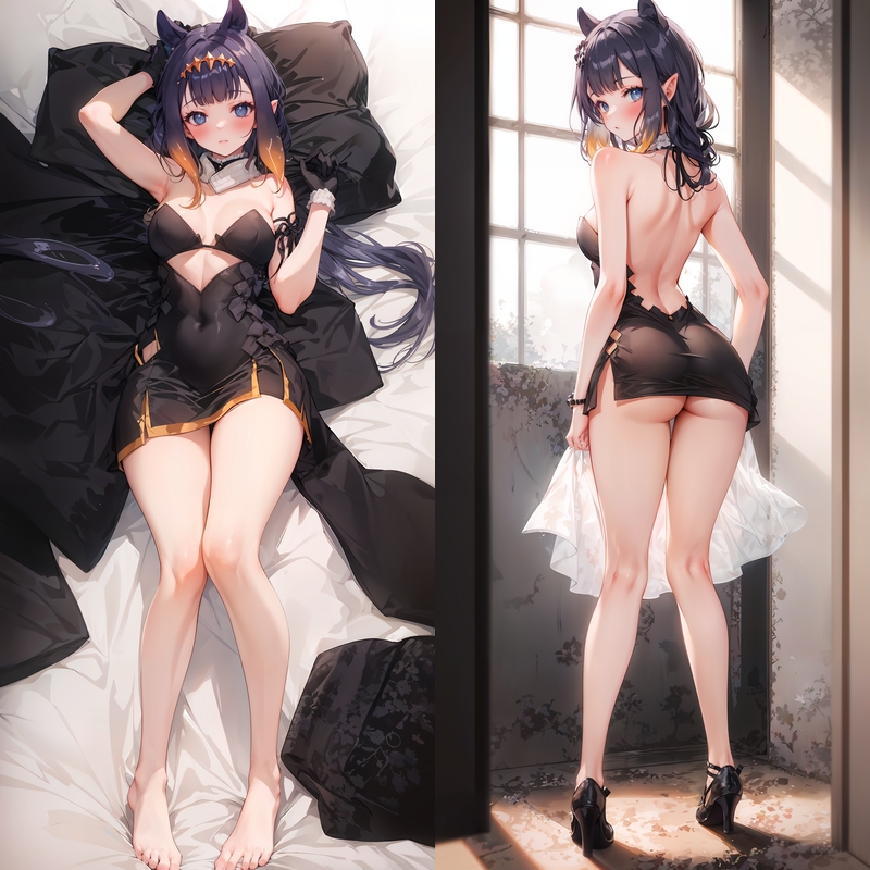Virtual YouTuber Ninomae Ina'nis Anime Dakimakura Body Pillow Cover