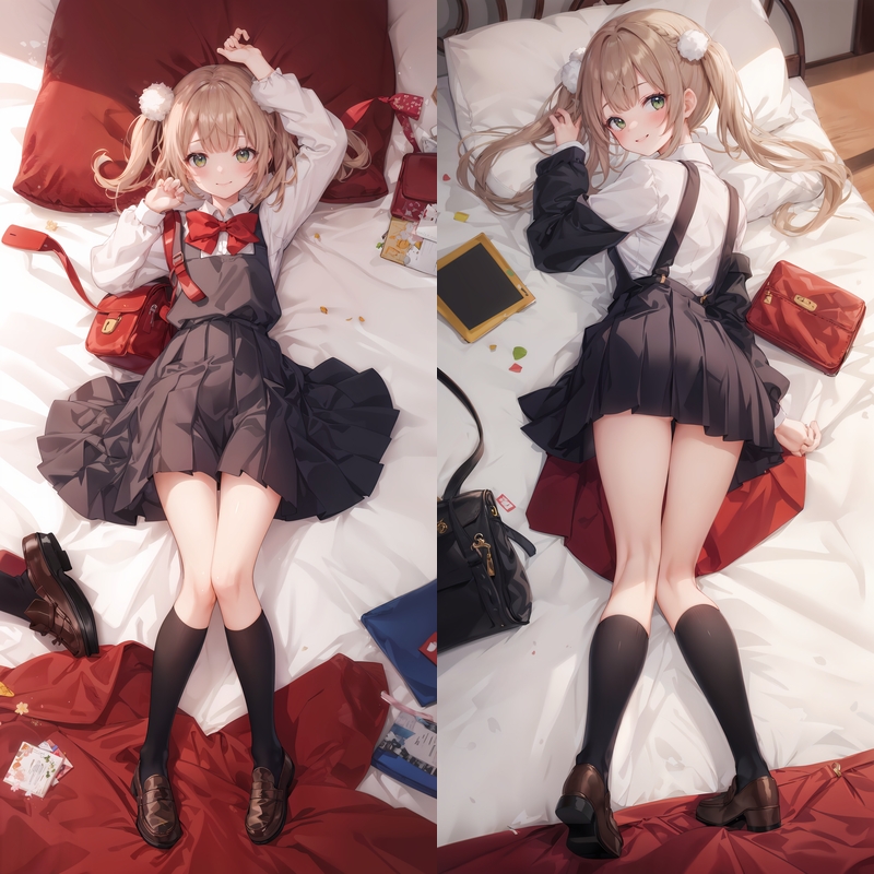 Virtual YouTuber Ui Shigure Anime Dakimakura Body Pillow Cover