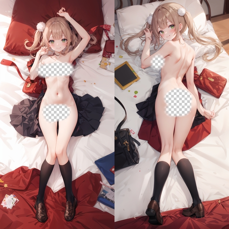 Virtual YouTuber Ui Shigure Anime Dakimakura Body Pillow Cover
