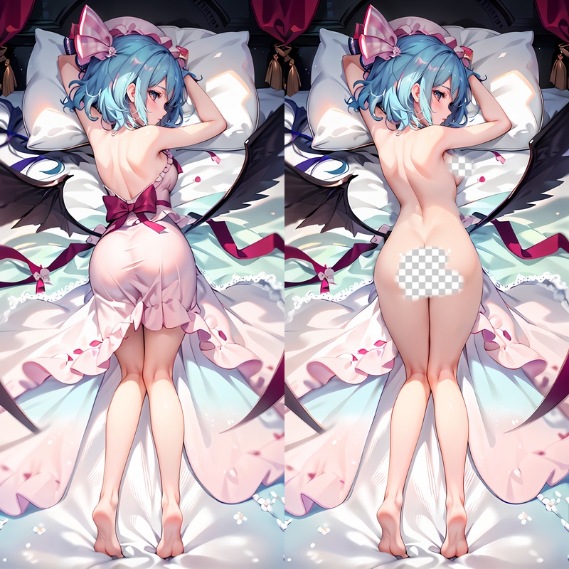 Touhou Project Remilia Scarlet Anime Dakimakura Body Pillow Cover