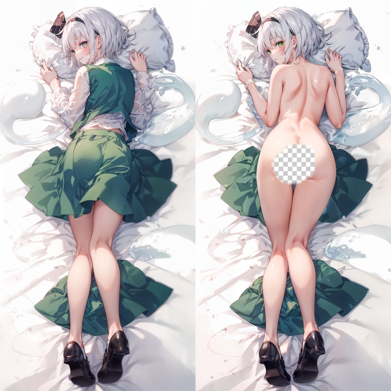 Touhou Project Youmu Konpaku Anime Dakimakura Body Pillow Cover