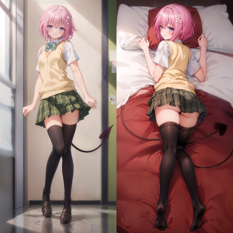To Love-Ru Momo Belia Deviluke Anime Dakimakura Body Pillow Cover