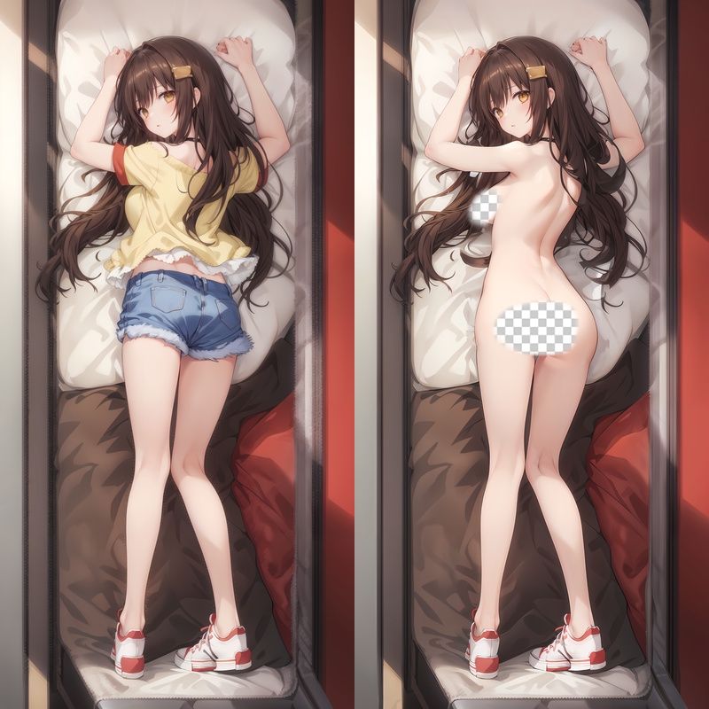 To Love Ru Mikan Yuuki Anime Dakimakura Body Pillow Cover