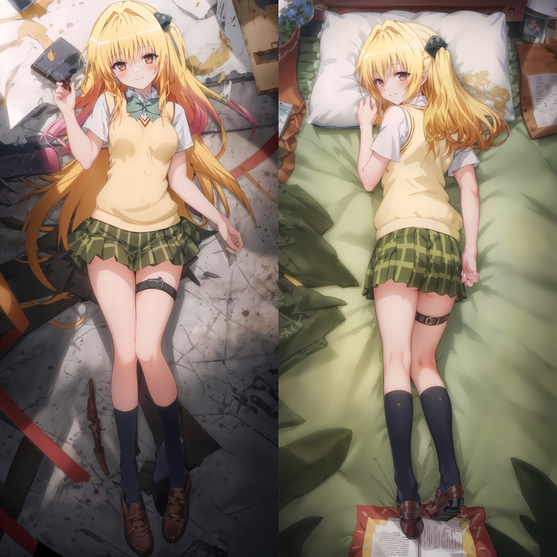 To Love-Ru Konjikinoyami Golden Darkness Anime Dakimakura Body Pillow Cover