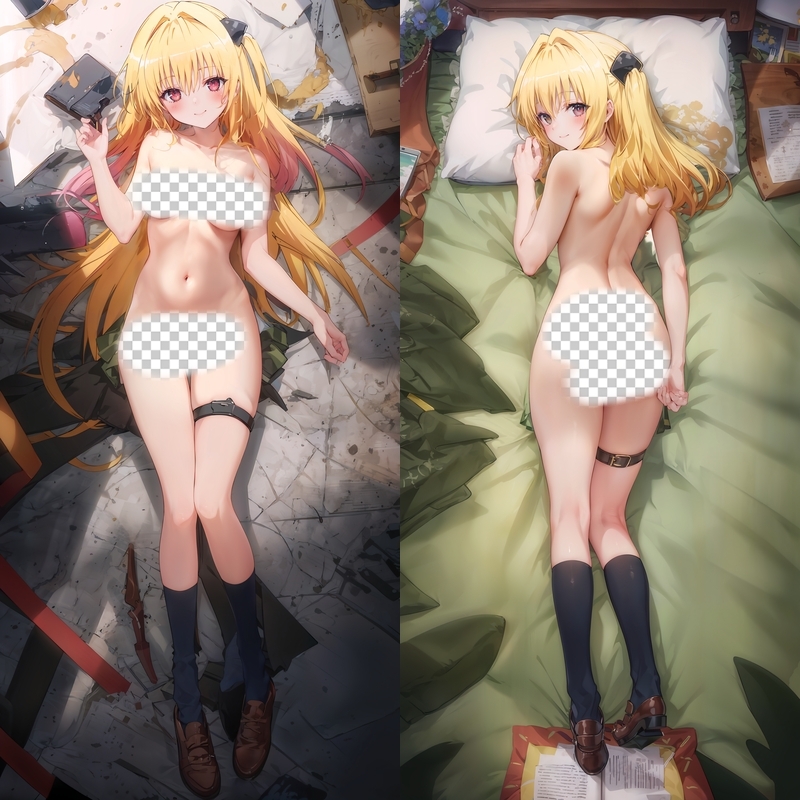 To Love-Ru Konjikinoyami Golden Darkness Anime Dakimakura Body Pillow Cover