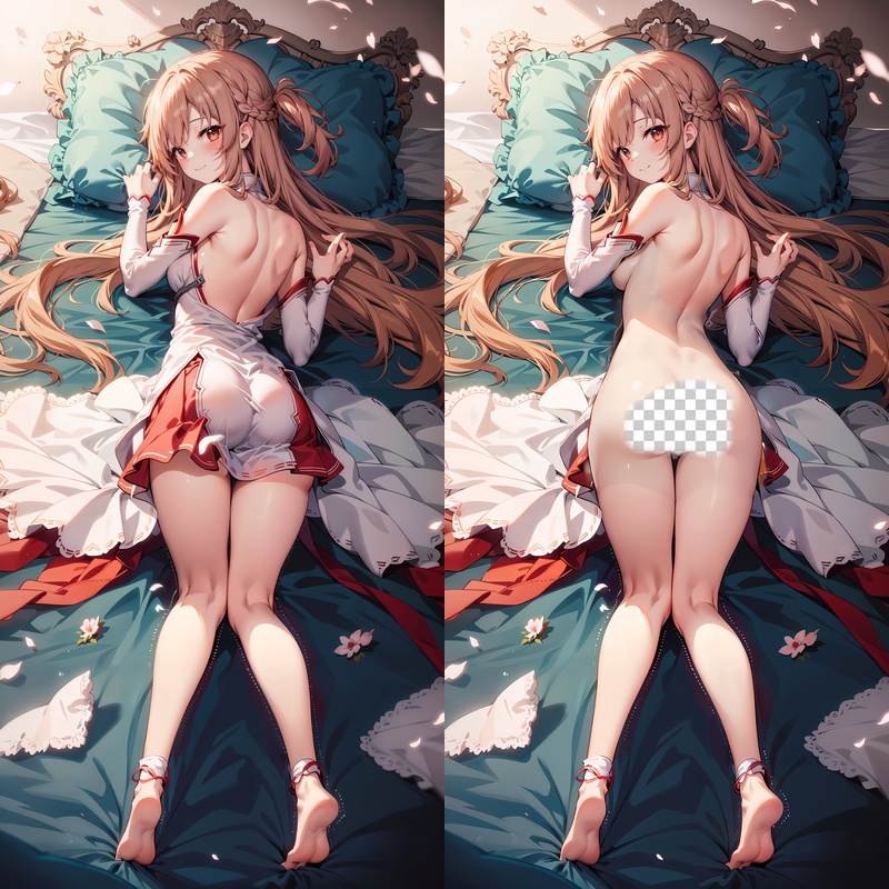 Sword Art Online Asuna Anime Dakimakura Body Pillow Cover