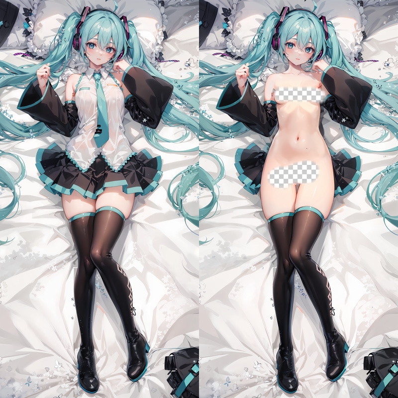 Hatsune Miku Anime Dakimakura Body Pillow Cover