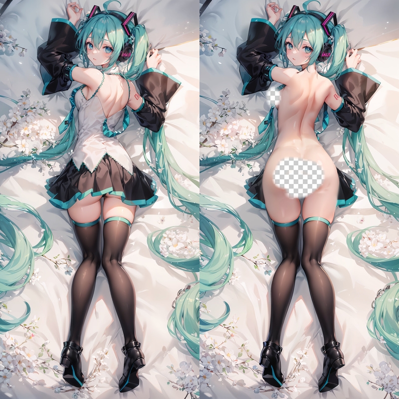 Hatsune Miku Anime Dakimakura Body Pillow Cover