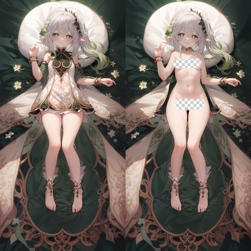 Genshin Impact Nahida Anime Dakimakura Body Pillow Cover
