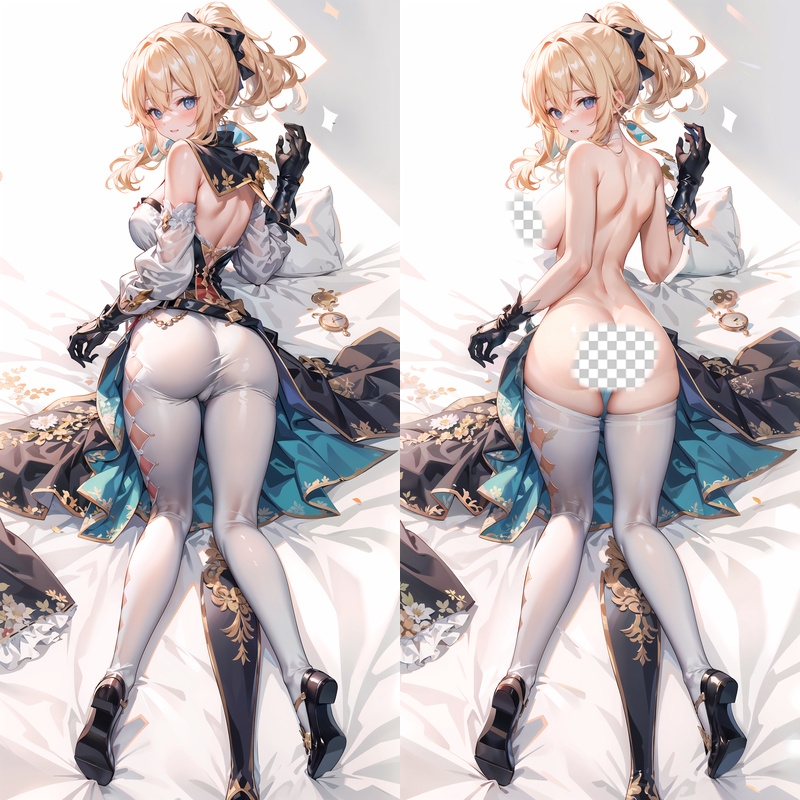Genshin Impact Jean Anime Dakimakura Body Pillow Cover