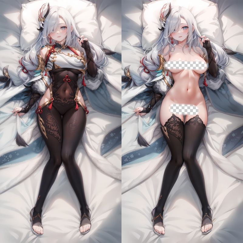 Genshin Impact Shenhe Anime Dakimakura Body Pillow Cover