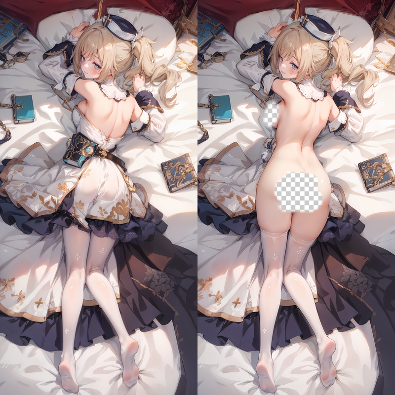 Genshin Impact Barbara Anime Dakimakura Body Pillow Cover
