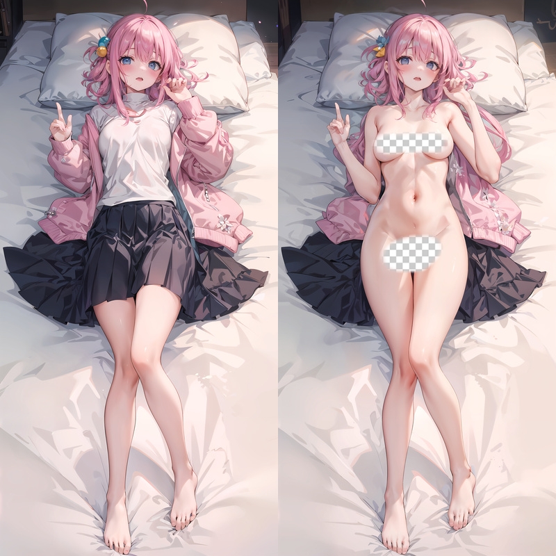 Bocchi the Rock! Hitori Gotoh Anime Dakimakura Body Pillow Cover
