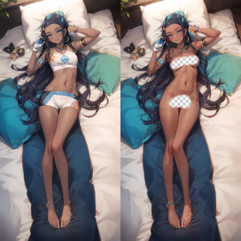 Pokémon Lisia Anime Dakimakura Body Pillow Cover
