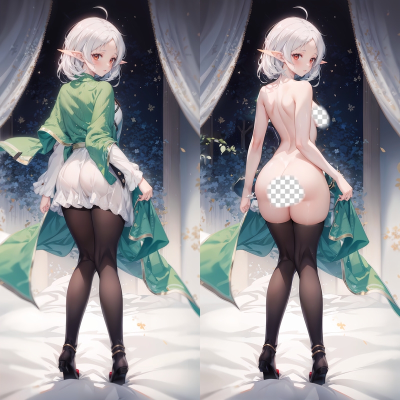 Mushoku Tensei Sylphiette Anime Dakimakura Body Pillow Cover