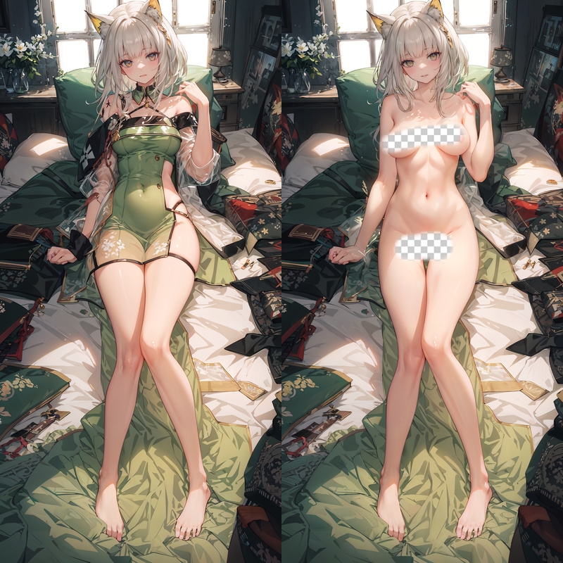Arknights Kal'tsit Anime Dakimakura Body Pillow Cover