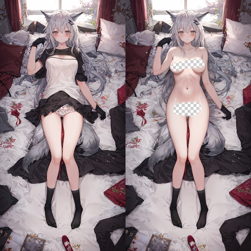 Arknights Texas Anime Dakimakura Body Pillow Cover