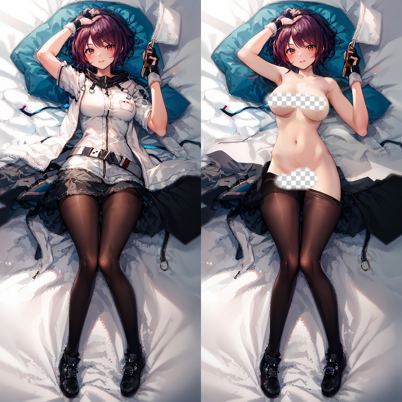 Arknights Exusiai Anime Dakimakura Body Pillow Cover