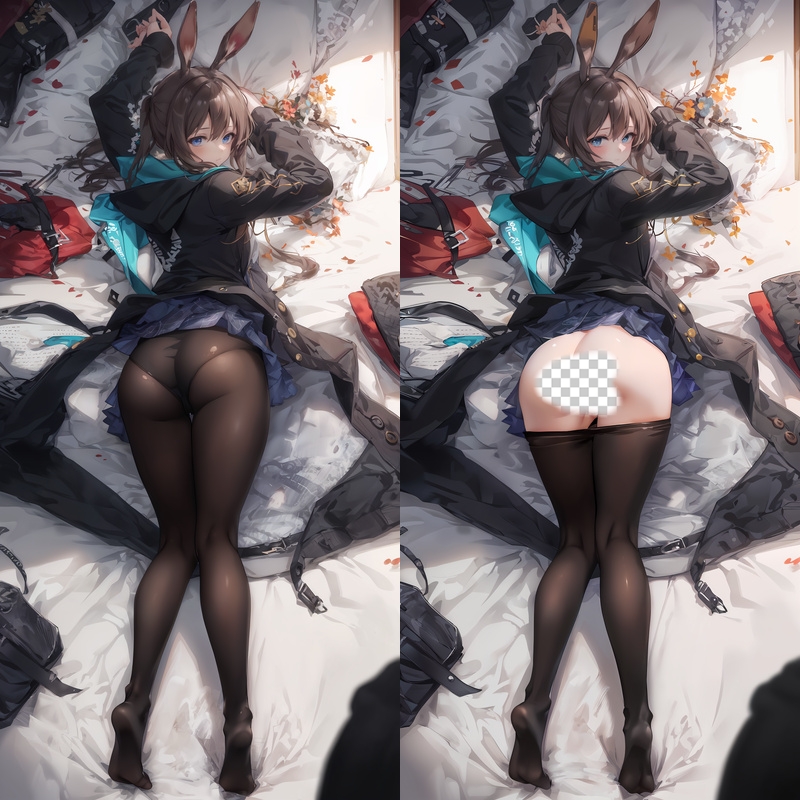 Arknights Amiya Anime Dakimakura Body Pillow Cover