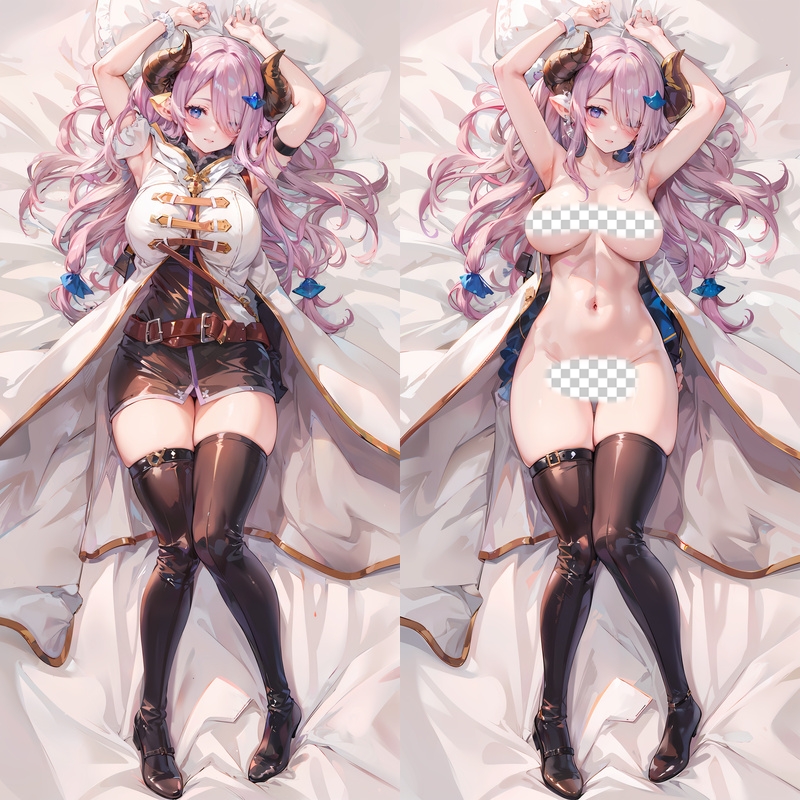 Granblue Fantasy Narmaya Anime Dakimakura Body Pillow Cover