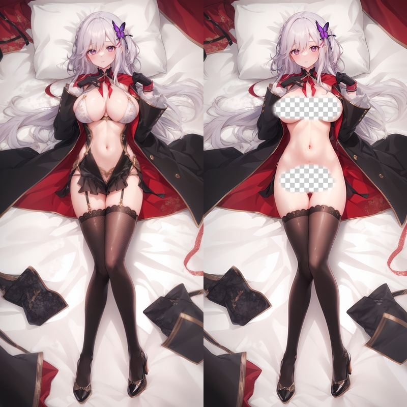 Granblue Fantasy Dunkerque Anime Dakimakura Body Pillow Cover