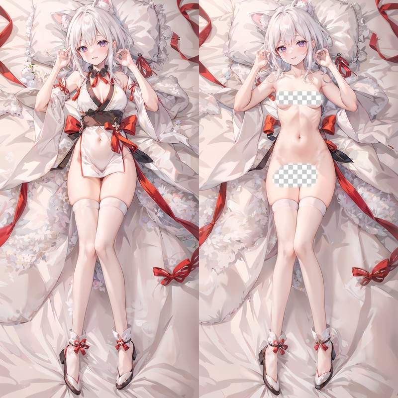 Azur Lane Yukikaze Anime Dakimakura Body Pillow Cover
