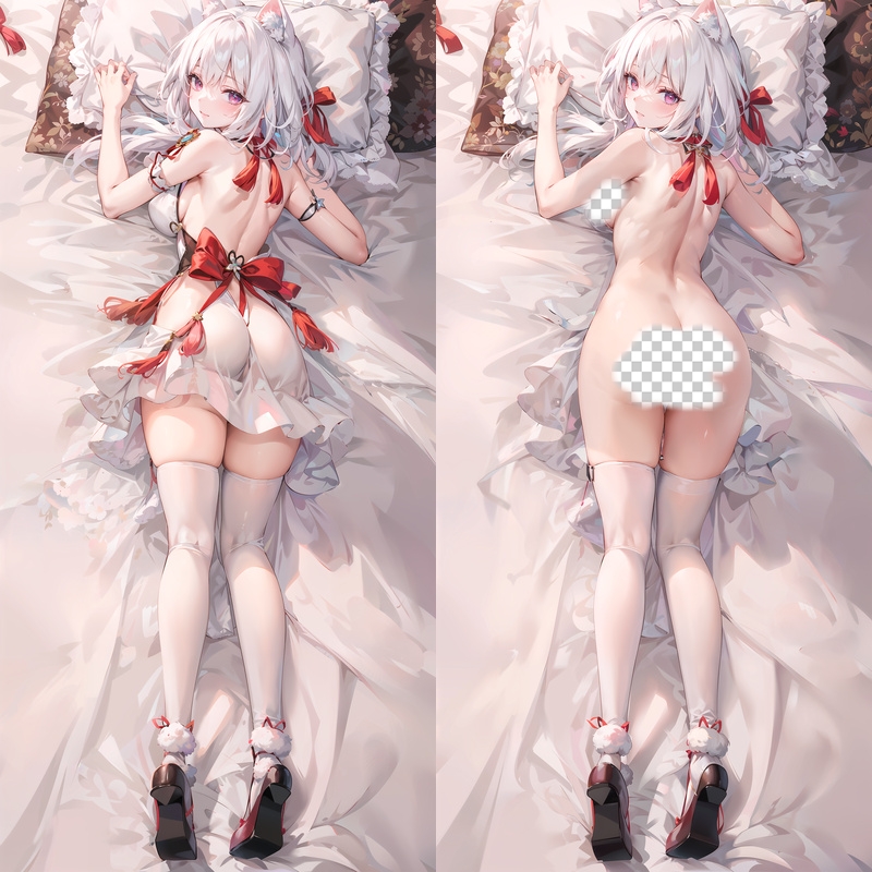 Azur Lane Yukikaze Anime Dakimakura Body Pillow Cover