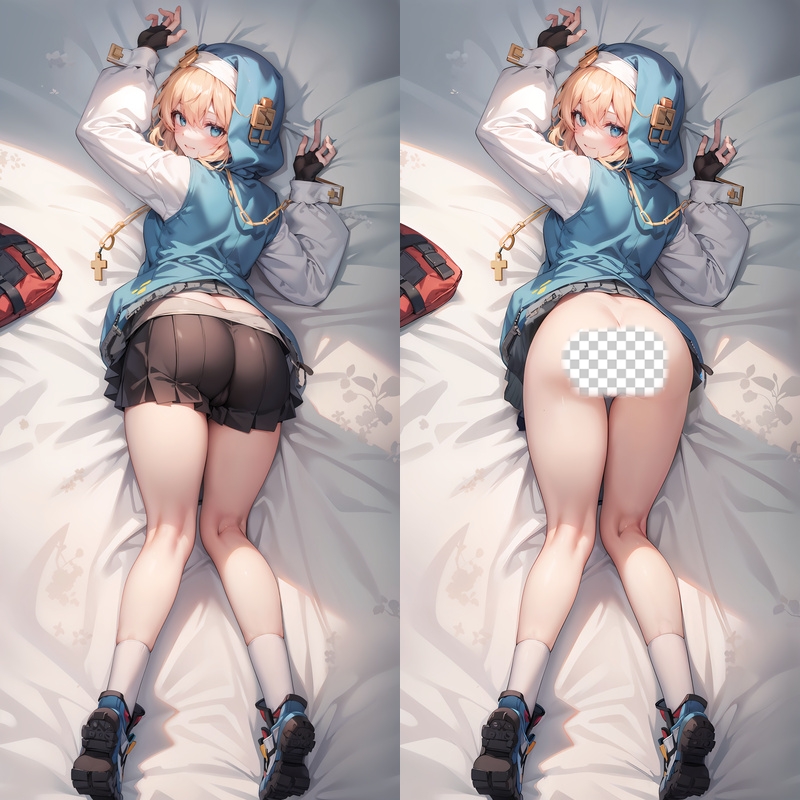 Guilty Gear Bridget Anime Dakimakura Body Pillow Cover