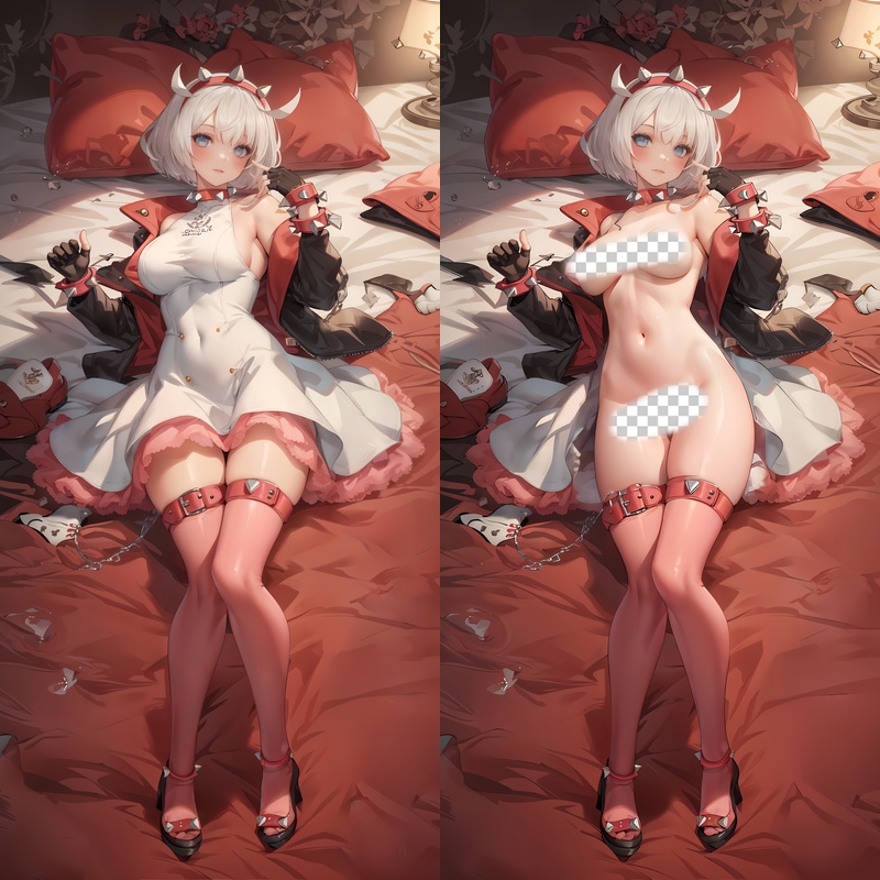 Guilty Gear Elphelt Valentine Anime Dakimakura Body Pillow Cover