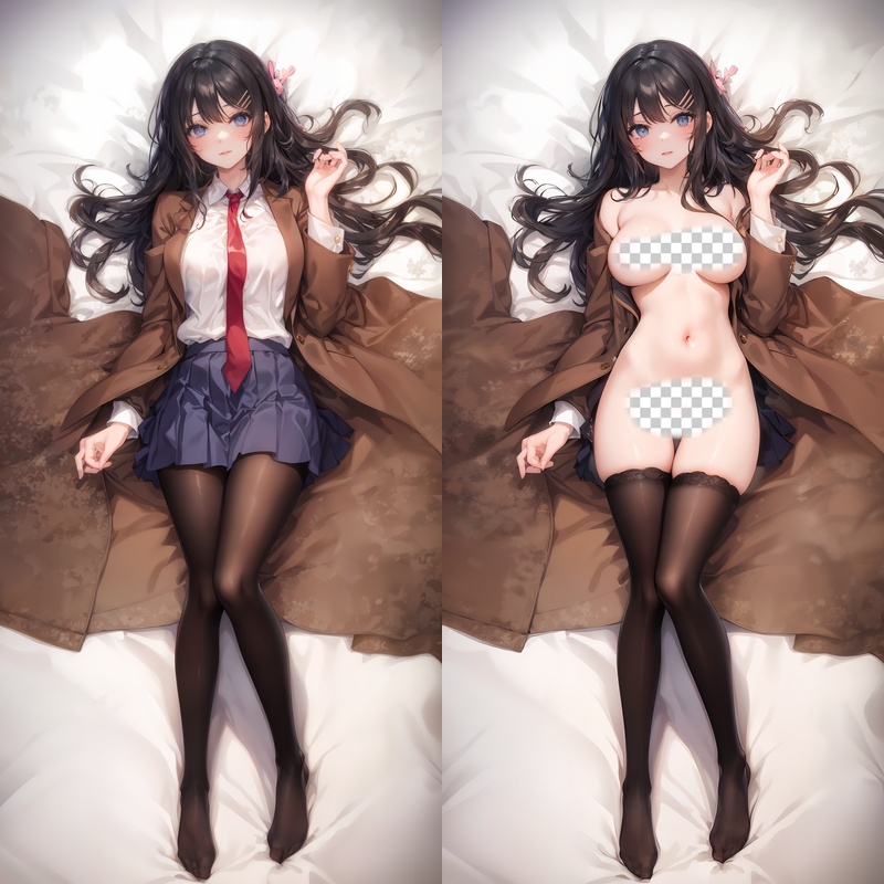 Rascal Does Not Dream Mai Sakurajima Anime Dakimakura Body Pillow Cover