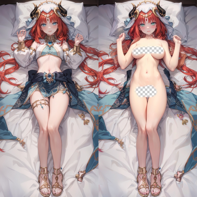 Genshin Impact Nilou Anime Dakimakura Body Pillow Cover