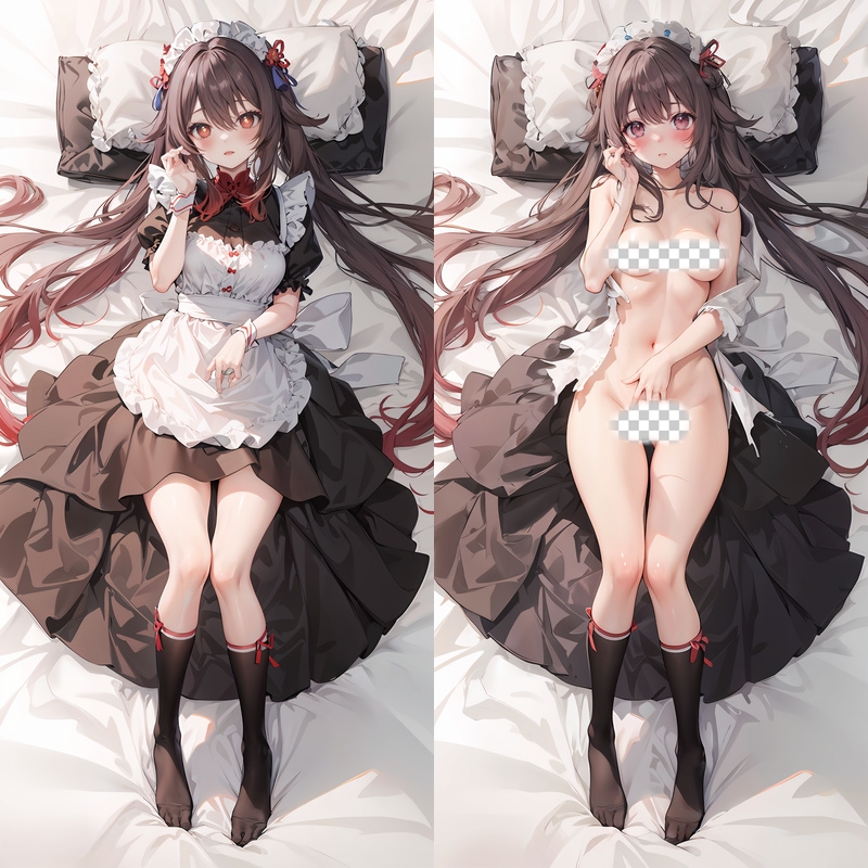 Genshin Impact Hu Tao Anime Dakimakura Body Pillow Cover