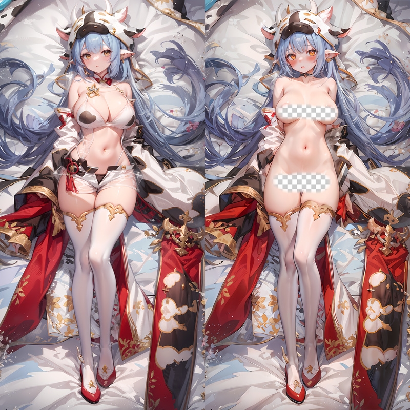 Granblue Fantasy Chatora Anime Dakimakura Body Pillow Cover
