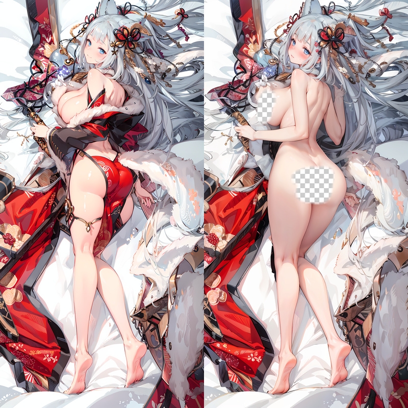 Granblue Fantasy Suzuya Anime Dakimakura Body Pillow Cover