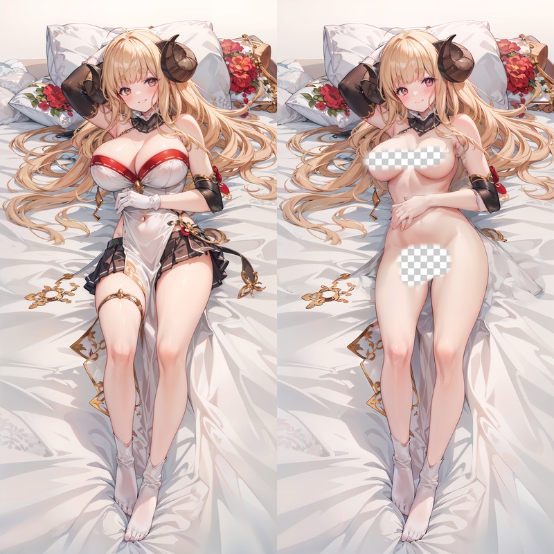Granblue Fantasy Anila Anime Dakimakura Body Pillow Cover