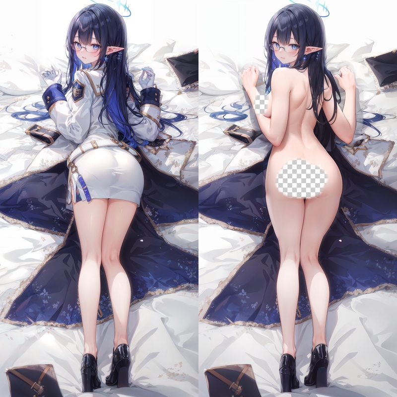 Blue Archive Rin Anime Dakimakura Body Pillow Cover