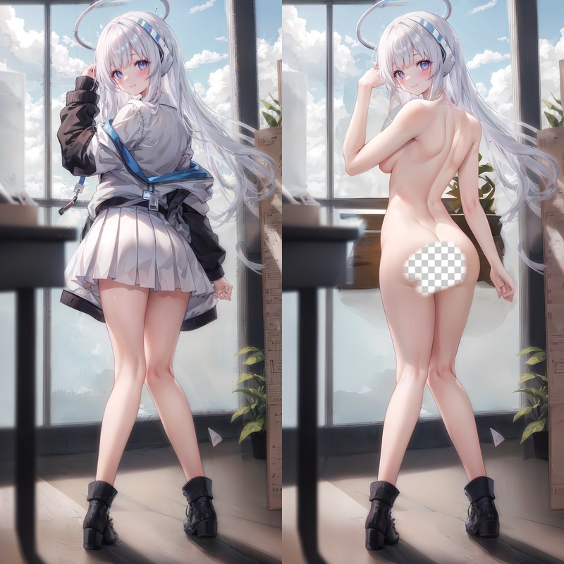 Blue Archive Noa Anime Dakimakura Body Pillow Cover