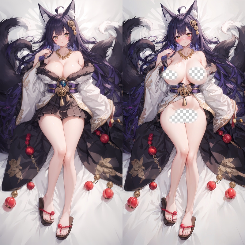 Azur Lane Musashi Anime Dakimakura Body Pillow Cover
