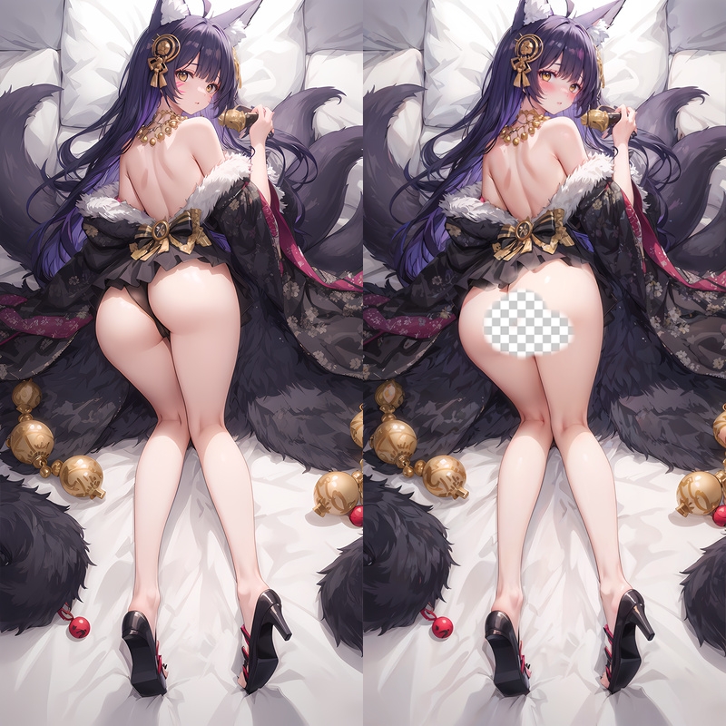 Azur Lane Musashi Anime Dakimakura Body Pillow Cover