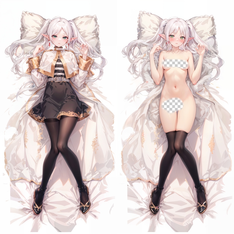 Frieren Anime Dakimakura Body Pillow Cover