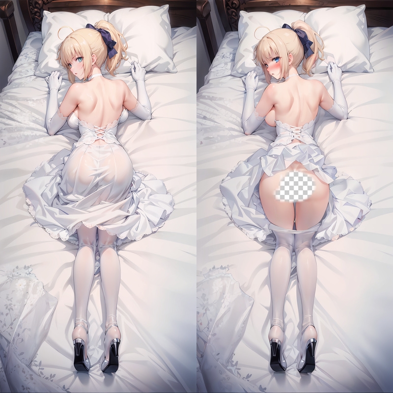 Fate/Grand Order Artoria Pendragon Anime Dakimakura Body Pillow Cover