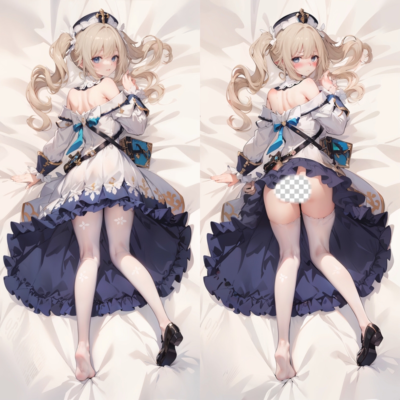 Genshin Impact Barbara Anime Dakimakura Body Pillow Cover