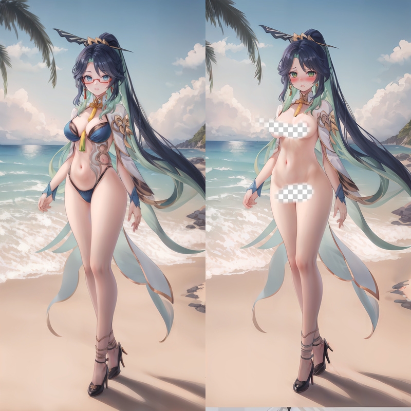 Genshin Impact Xianyun Anime Dakimakura Body Pillow Cover