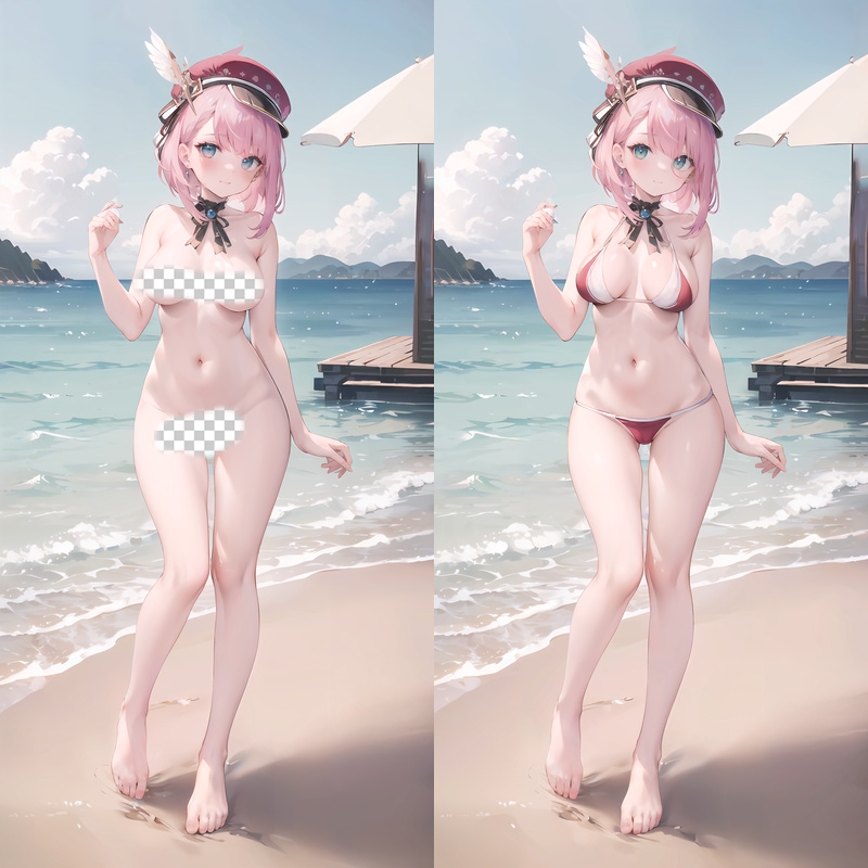 Genshin Impact Charlotte Anime Dakimakura Body Pillow Cover
