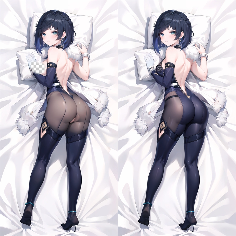 Genshin Impact Yelan Anime Dakimakura Body Pillow Cover