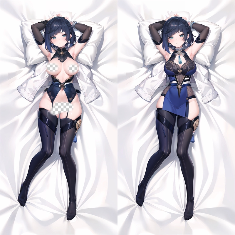 Genshin Impact Yelan Anime Dakimakura Body Pillow Cover